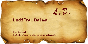 Leány Dalma névjegykártya